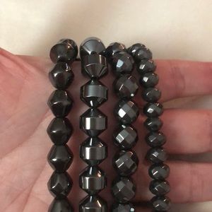🌻 3 for 20 Charcoal bracelets